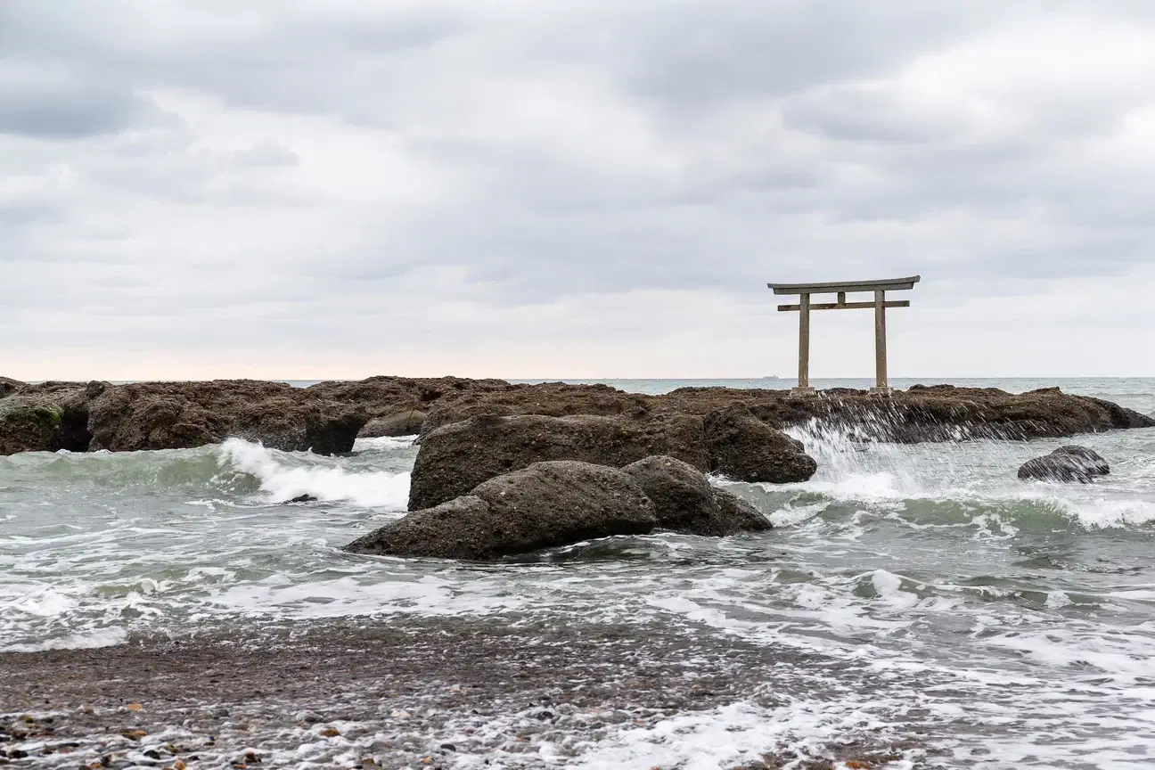 A view of a house in Kurume, Japan