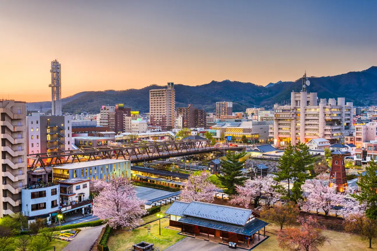 A view of a house in Tosu, Japan