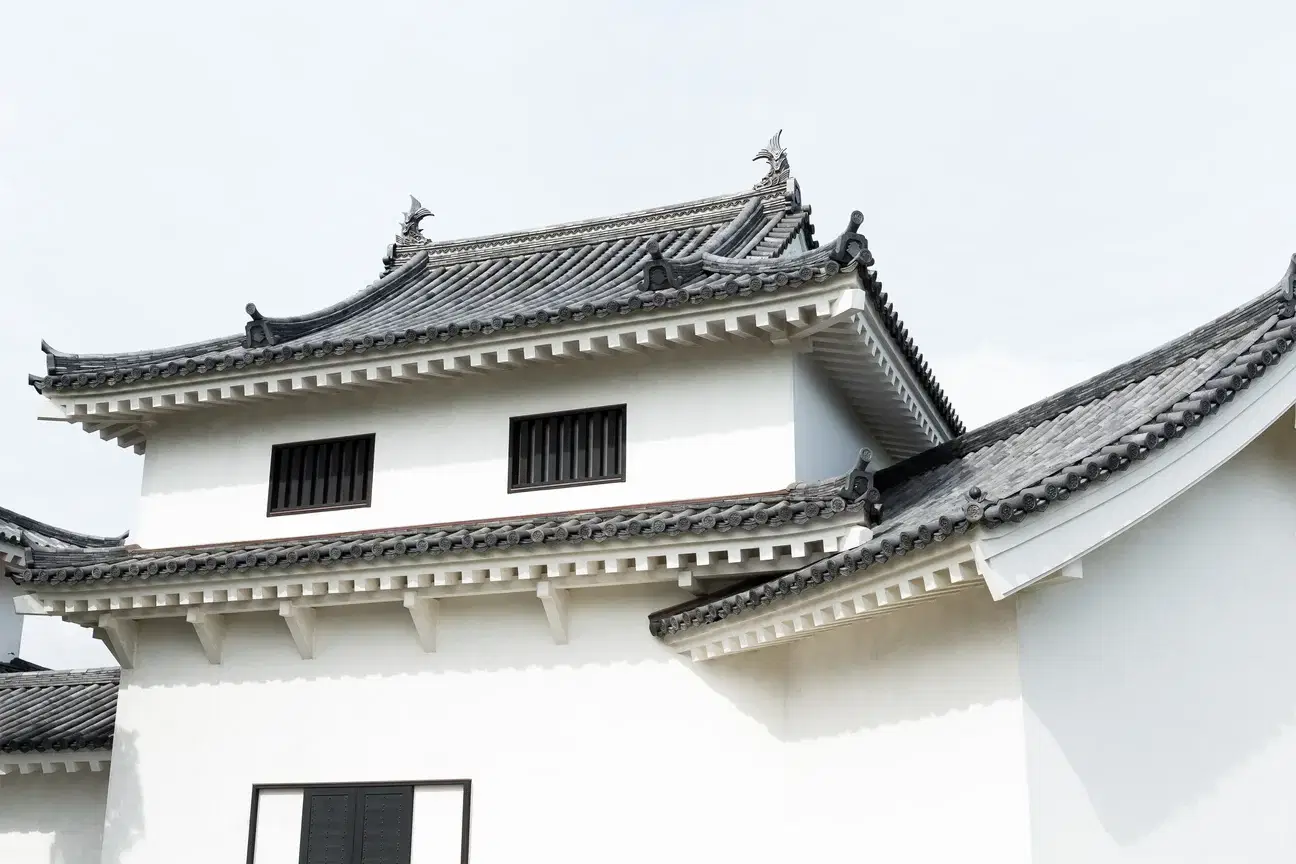 A view of a house in Minamisuita, Japan