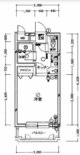 This 34-year-old condo is currently occupied and generating ¥22,000 per month in rent